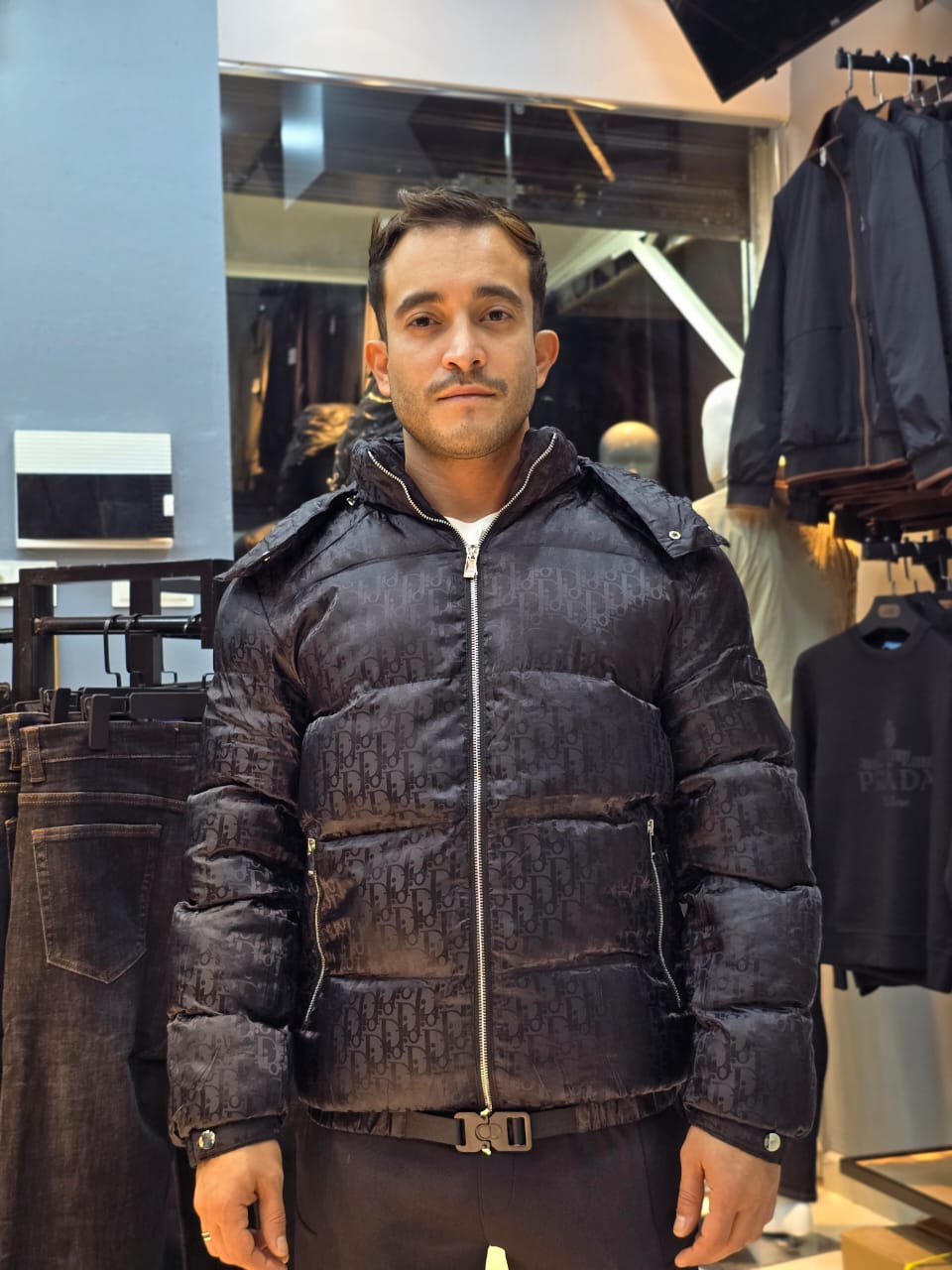 Doudoune Dior Capuche Noir