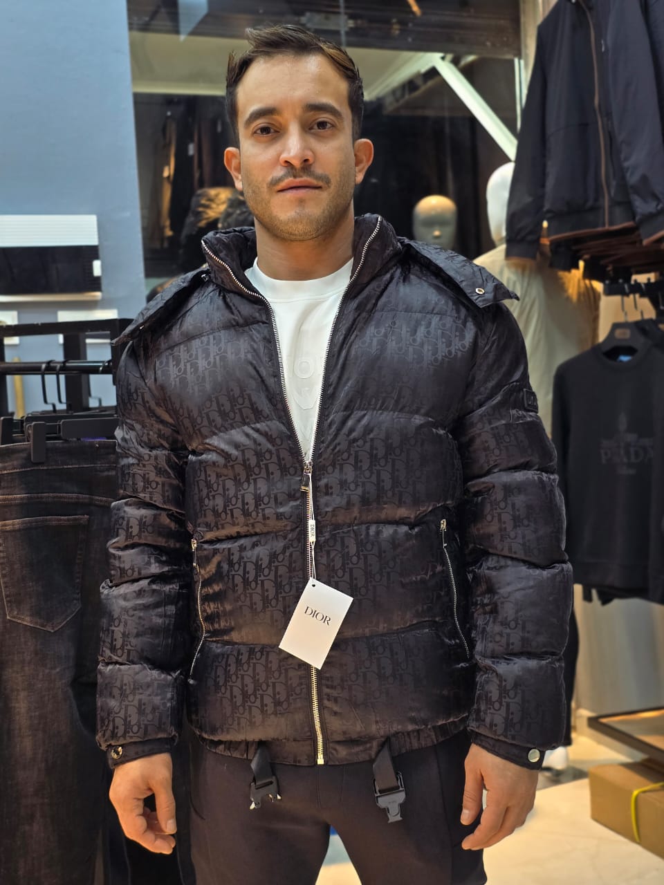 Doudoune Dior Capuche Noir